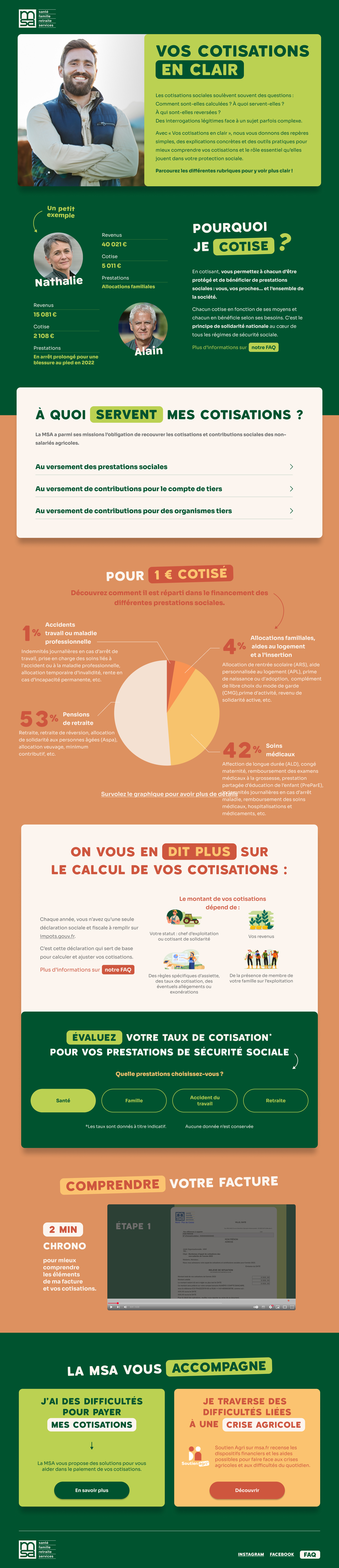 Maquette UI de la page d'accueil du site Prévention Sport